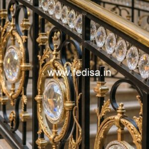 Designer Luxury Crystal Brass Railings CR-0698