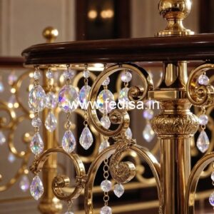 Artistic Home Brass Crystal Railings CR-0703