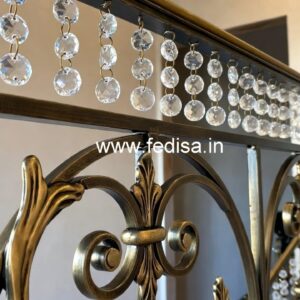 Classic Interior Crystal Brass Railings CR-0707