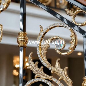 Royal Brass Crystal Interior Railings CR-0716