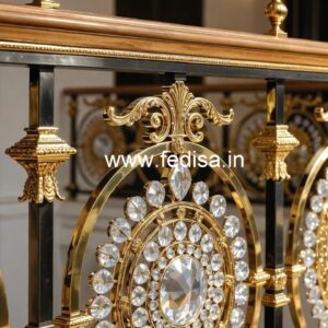 Premium Brass Crystal Railing Concepts CR-0744
