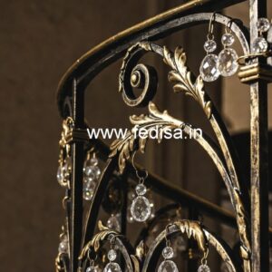 Royal Interior Brass Crystal Railings CR-0748