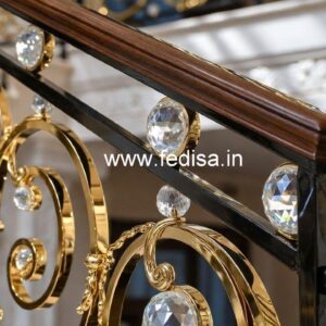 Premium Brass Crystal Railing Trends CR-0774