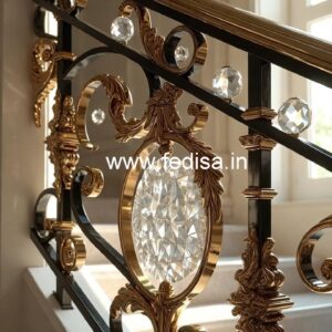 Premium Brass Crystal Railings for Design Ideas CR-0797