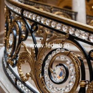 Luxury Brass Crystal Railings for Interior Inspiration CR-0800