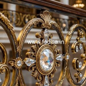 Royal Brass Crystal Stair Railing Inspiration CR-0808