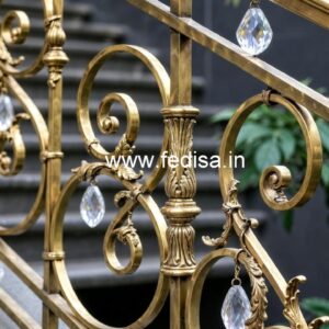 Artistic Brass Crystal Railing Concepts CR-0815