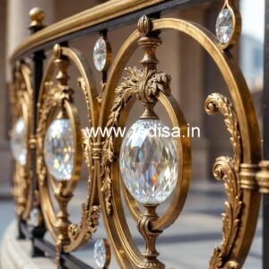 Royal Look Brass Crystal Stair Designs CR-0817