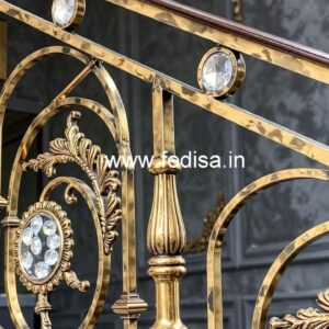 Modern Home Brass Crystal Railing Ideas CR-0826