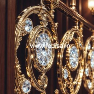 Luxury Brass Crystal Railings for Decor CR-0848