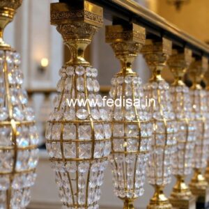 Luxury Brass Crystal Railings for Home Design CR-0853