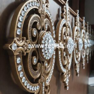 Luxury Brass Crystal Railings for Villas CR-0857