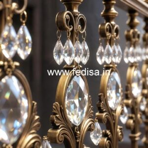 Best Brass Crystal Railings for Luxury Homes CR-0862