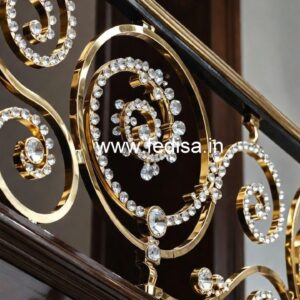 Premium Brass Crystal Railings for Interior Design CR-0869