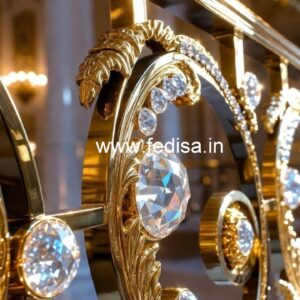 Luxury Brass Crystal Railings for Staircases CR-0881