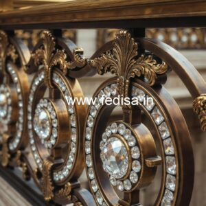 Premium Brass Crystal Railings for Stylish Interiors CR-0897