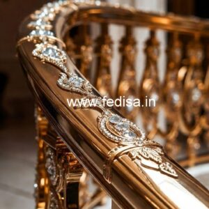 Royal Brass Crystal Railings for Modern Villas CR-0901