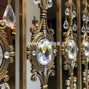 Luxury Brass Crystal Railings for Modern Living CR-0904