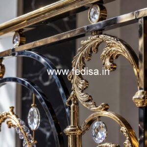 Premium Brass Crystal Railings for Design CR-0908