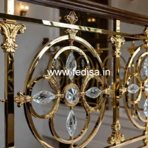 Decorative Brass Crystal Railing Ideas CR-0922