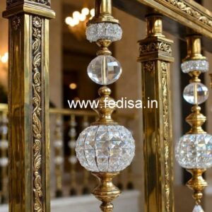 Unique Brass Crystal Staircase Ideas CR-0951
