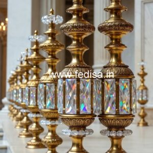 Premium Home Brass Crystal Railings CR-0978