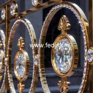 Royal Staircase Brass Crystal Designs CR-0992