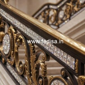 Premium Quality Crystal Brass Railings CR-0996