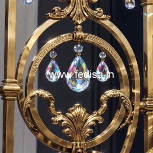 Brass Crystal Railings for Premium Homes CR-1003