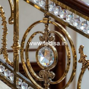 Stylish Brass Crystal Railing Inspiration CR-1028