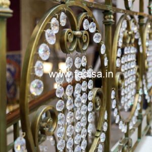 Modern Interior Design with Brass Crystal Railing CR-1034