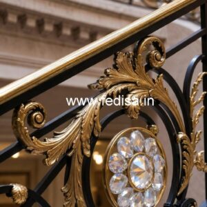 Stylish Brass Crystal Interior Designs CR-1058