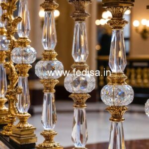 Premium Brass Crystal Railings for Design Ideas CR-1101