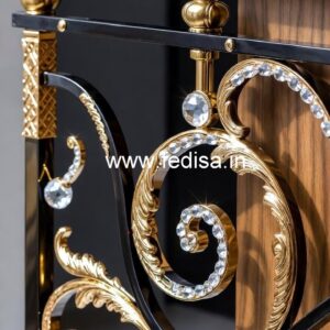 Unique Brass Crystal Staircase Designs CR-1120