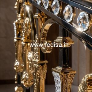 Royal Look Brass Crystal Stair Designs CR-1121
