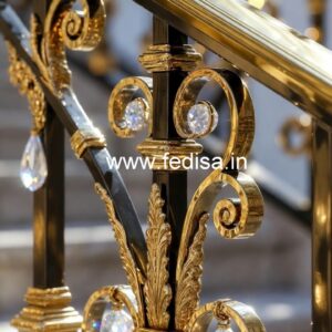 High-Class Brass Crystal Railing Styles CR-1124