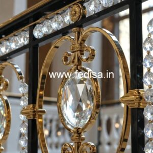 Modern Home Brass Crystal Railing Ideas CR-1130
