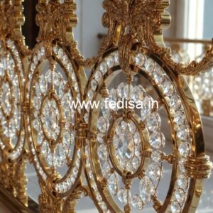 Classic Brass Crystal Railings for Homes CR-1138
