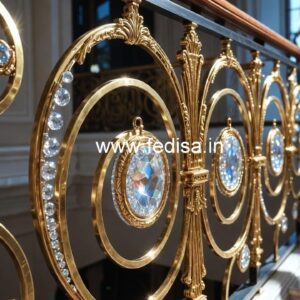 Luxury Brass Crystal Railings for Decor CR-1152