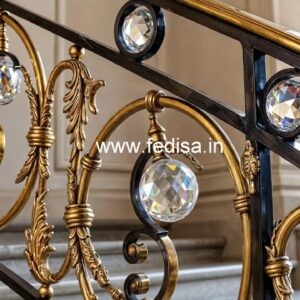Premium Brass Crystal Railings for Luxury Design CR-1159