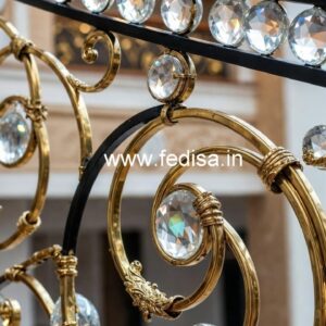 Elegant Brass Crystal Railings for Decor CR-1160