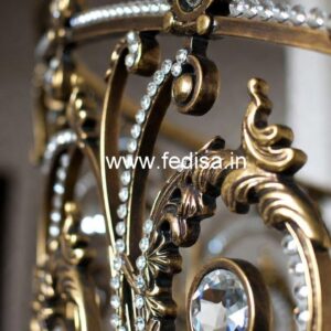 Modern Brass Crystal Railings for Stylish Homes CR-1191