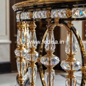 Premium Brass Crystal Railings for Stylish Interiors CR-1201