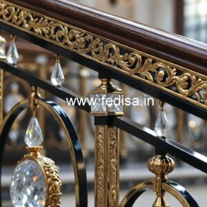 Royal Brass Crystal Railings for Modern Villas CR-1205