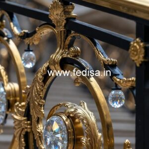 Luxury Brass Crystal Railings for Modern Living CR-1208