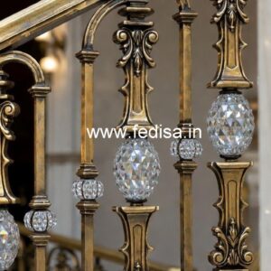 Luxury Brass Crystal Railing Design Ideas CR-1217