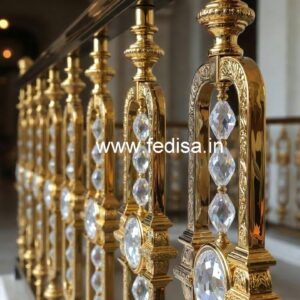 Brass Crystal Railing for Luxury Homes CR-1223
