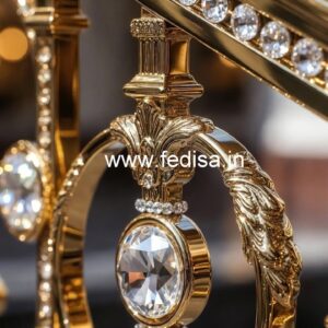 Stunning Brass Crystal Railing Inspiration CR-1224