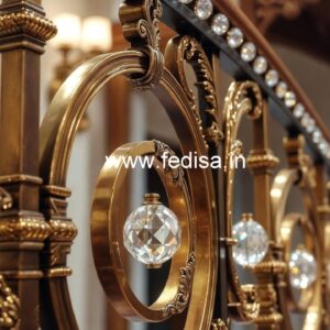 Decorative Brass Crystal Railing Ideas CR-1226
