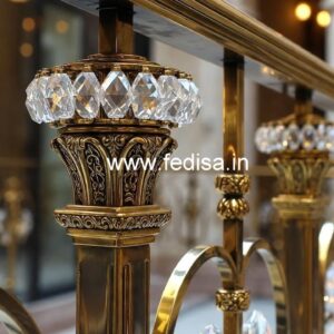 Modern Luxury Brass Crystal Railings CR-1229